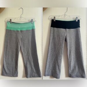 Lululemon reversible Groove & Crop Wide Leg Capris